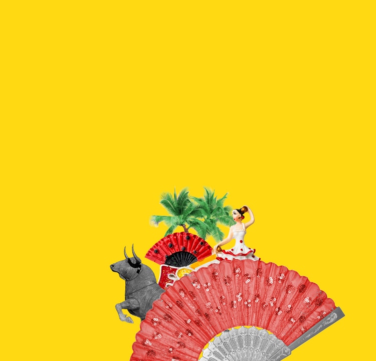 cartoon of fan and bull
